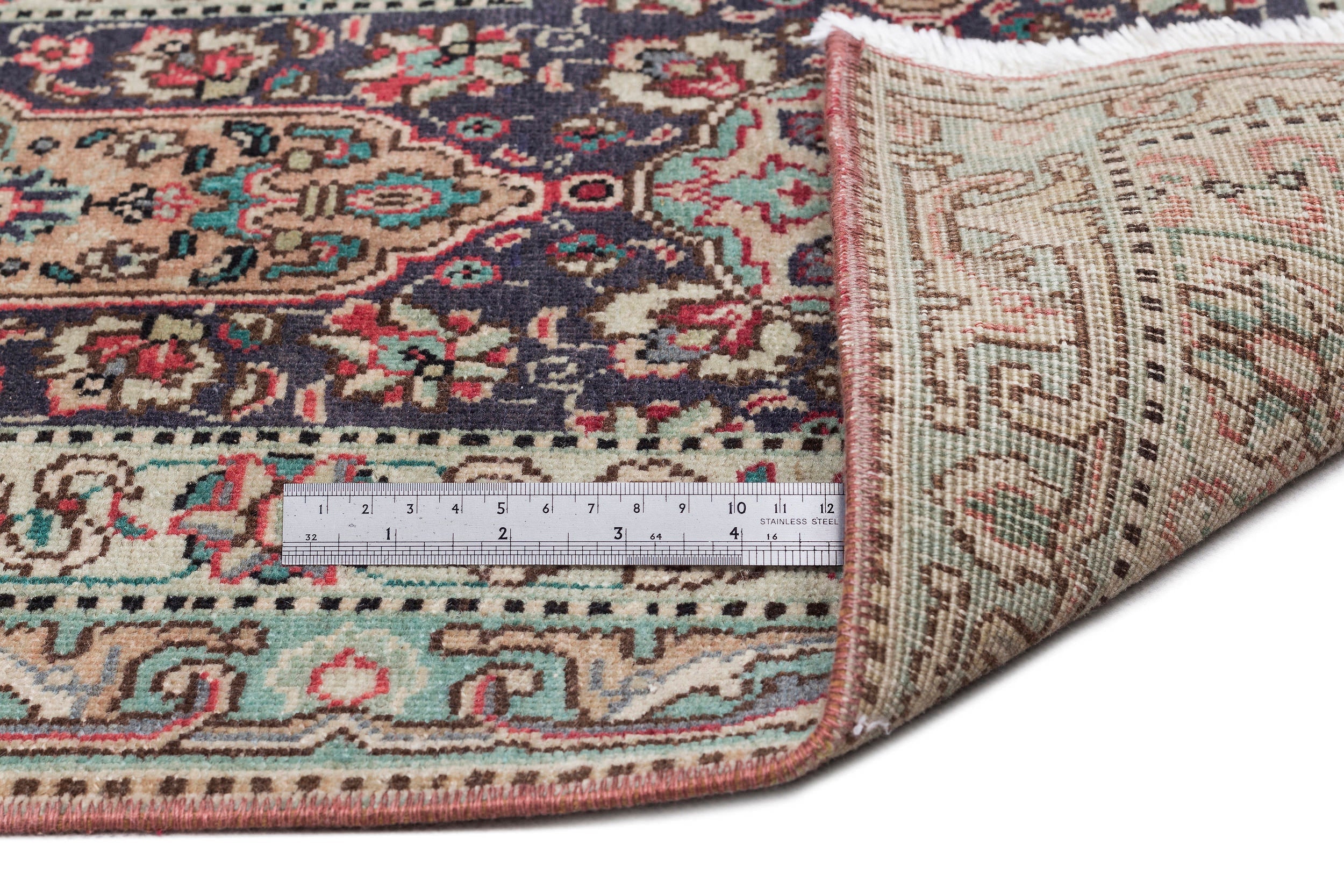 Epir 11161 Red Vintage Wool Handmade Area Rug 9'2" x 12'6"