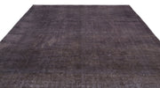 Epir Grey Vintage Wool Handmade Area Rug 9'4" x 13'1"