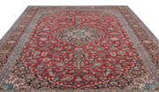 Epir Red Vintage Wool Handmade Area Rug 9'6" x 13'2"