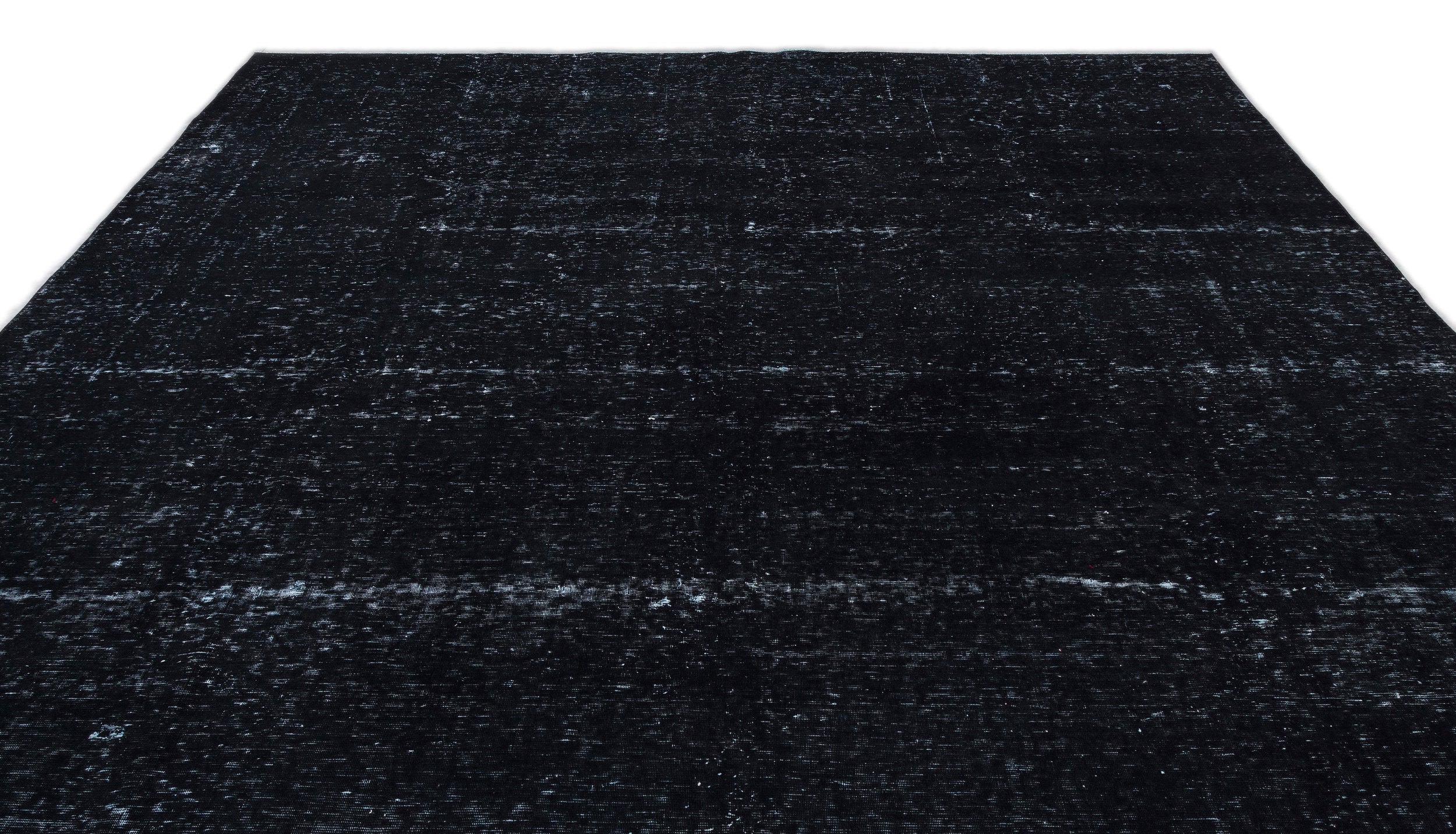 Epir Black Vintage Wool Handmade Area Rug 9'9" x 12'2"