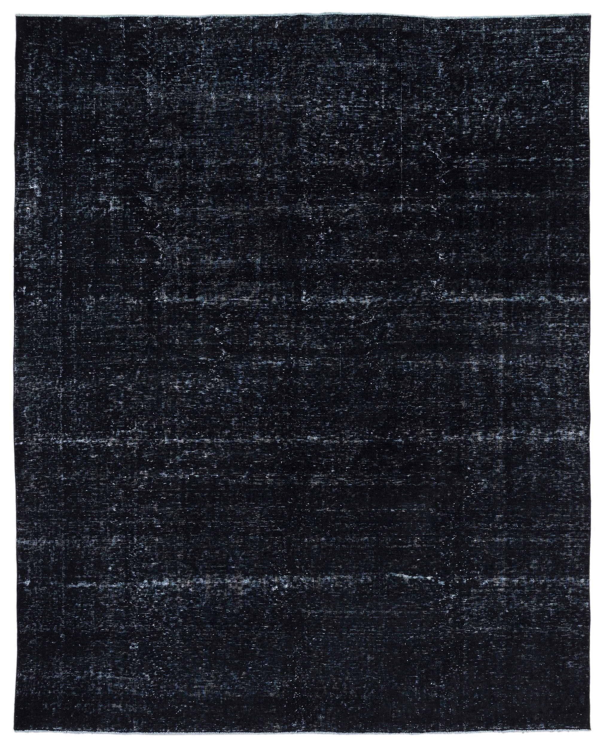 Epir Black Vintage Wool Handmade Area Rug 9'9" x 12'2"