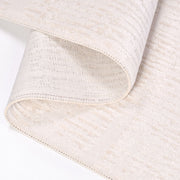 Cream Striped Area Rug – Machine Made Rug with Laser Cut Edges, 8mm Pile Height