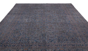 Epir Grey Vintage Wool Handmade Area Rug 9'9" x 13'1"