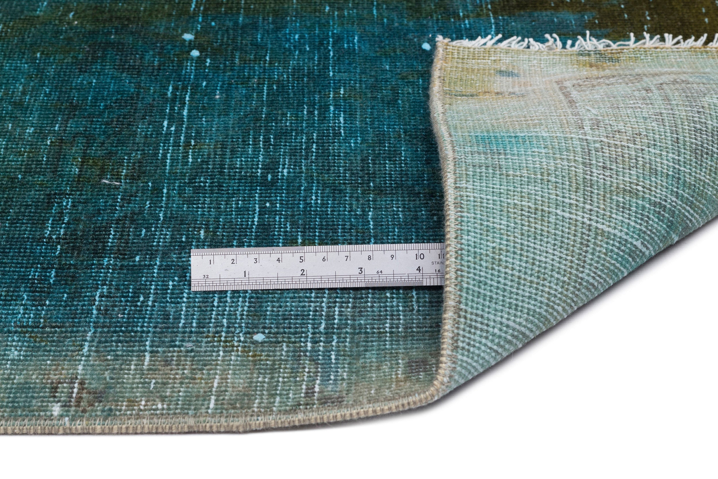 Epir Blue Vintage Wool Handmade Area Rug 9'2" x 12'4"