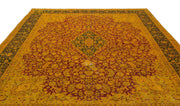 Epir Yellow Vintage Wool Handmade Area Rug 9'4" x 12'8"