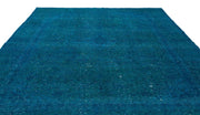 Epir Turquoise Vintage Wool Handmade Area Rug 9'9" x 12'11"