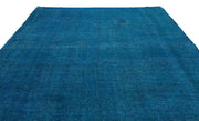 Epir Turquoise Vintage Wool Handmade Area Rug 9'7" x 13'11"