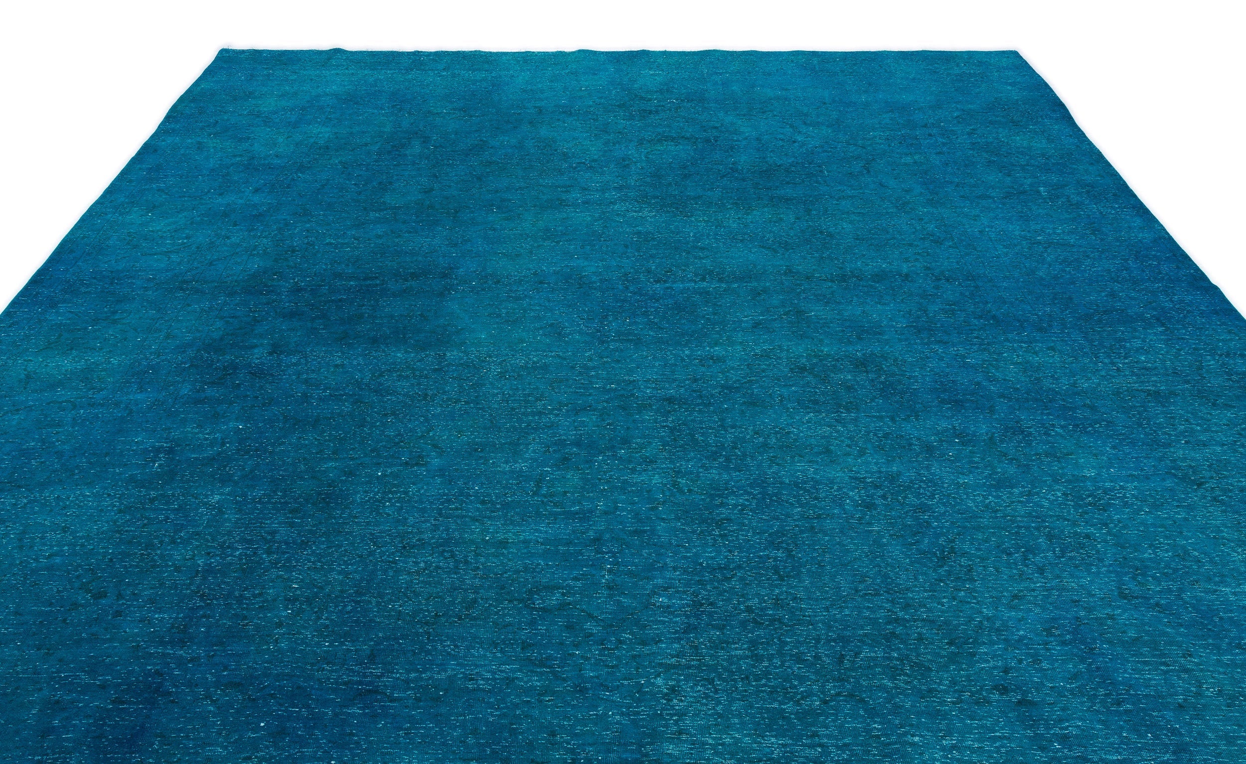 Epir Turquoise Vintage Wool Handmade Area Rug 9'7" x 13'0"