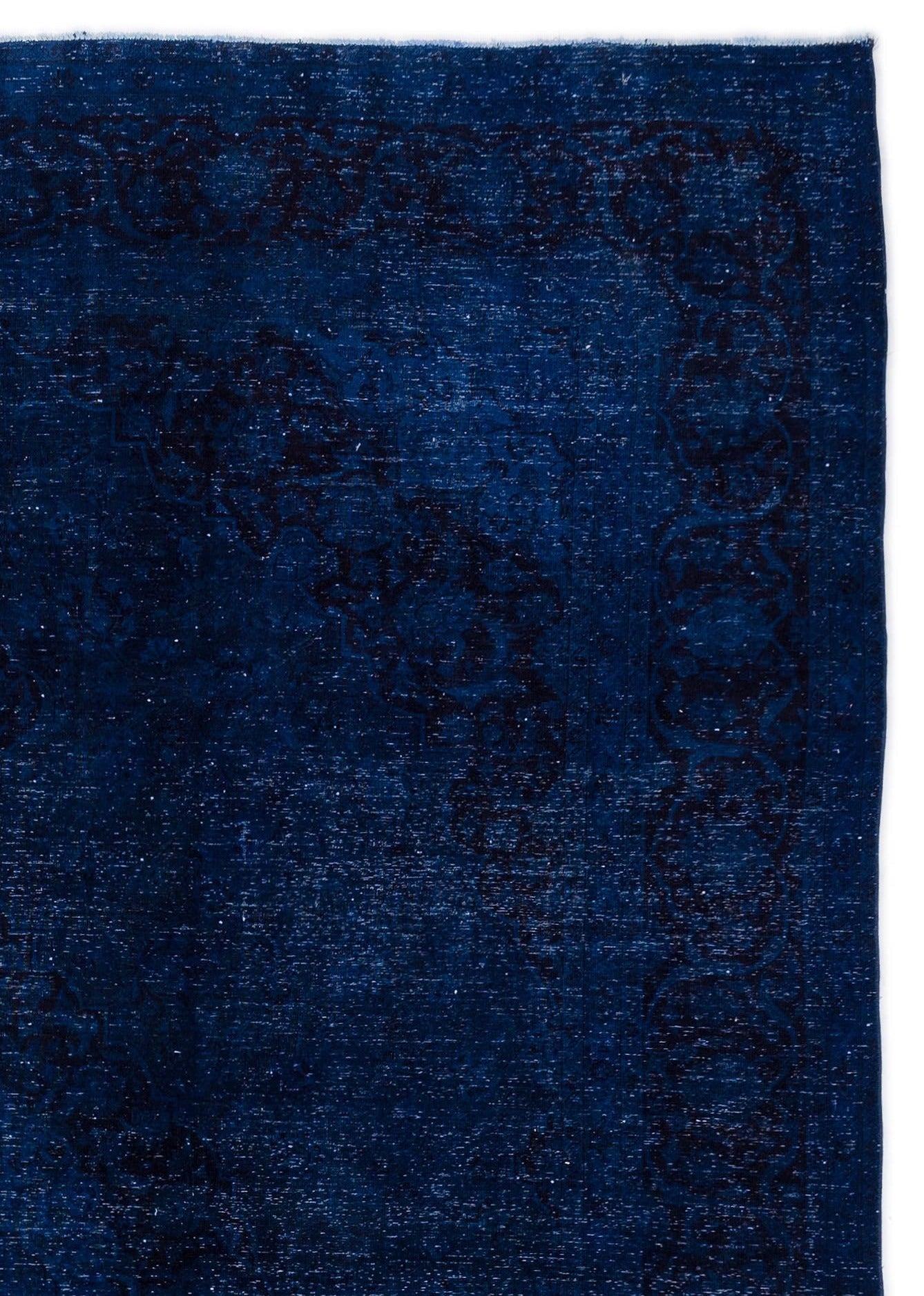 Epir Blue Vintage Wool Handmade Area Rug 9'6" x 13'5"