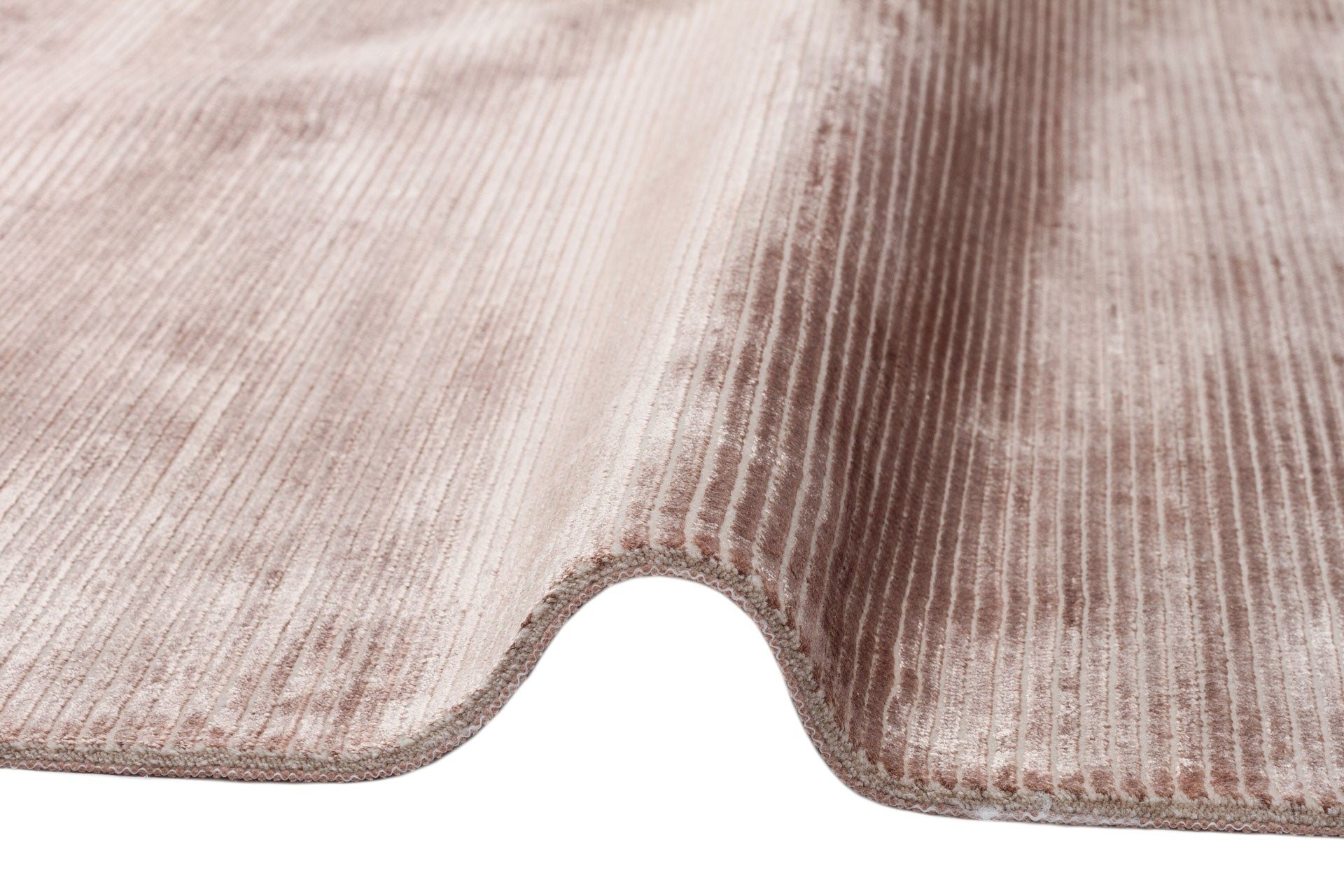 Modern Area Rug - Machine Made Rug With High Low Texture & Anti Slip Backing