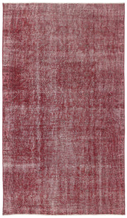 Atina Red Vintage Wool Handmade Area Rug 5'7" x 9'8"