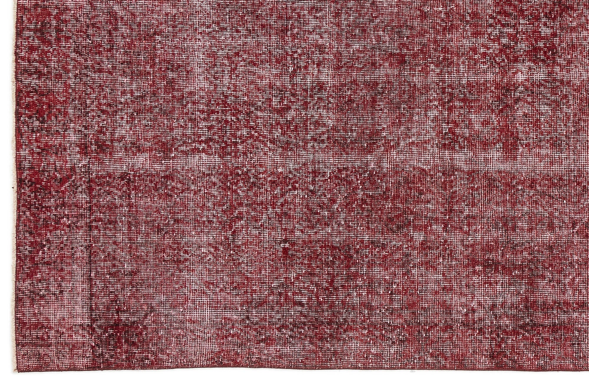 Atina Red Vintage Wool Handmade Area Rug 5'6" x 8'7"
