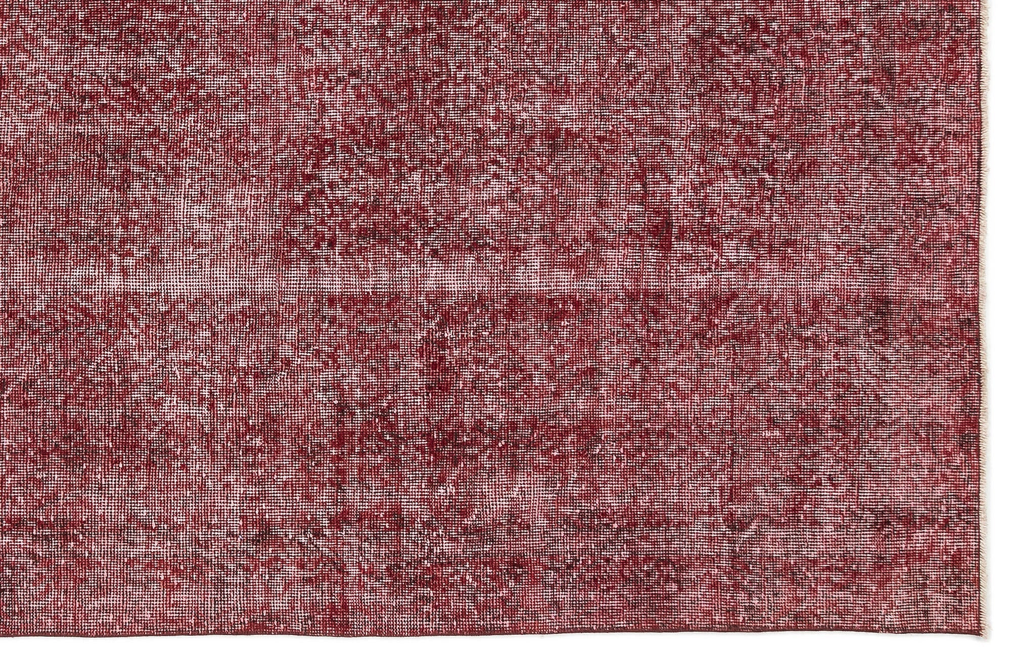 Atina Red Vintage Wool Handmade Area Rug 5'6" x 8'7"
