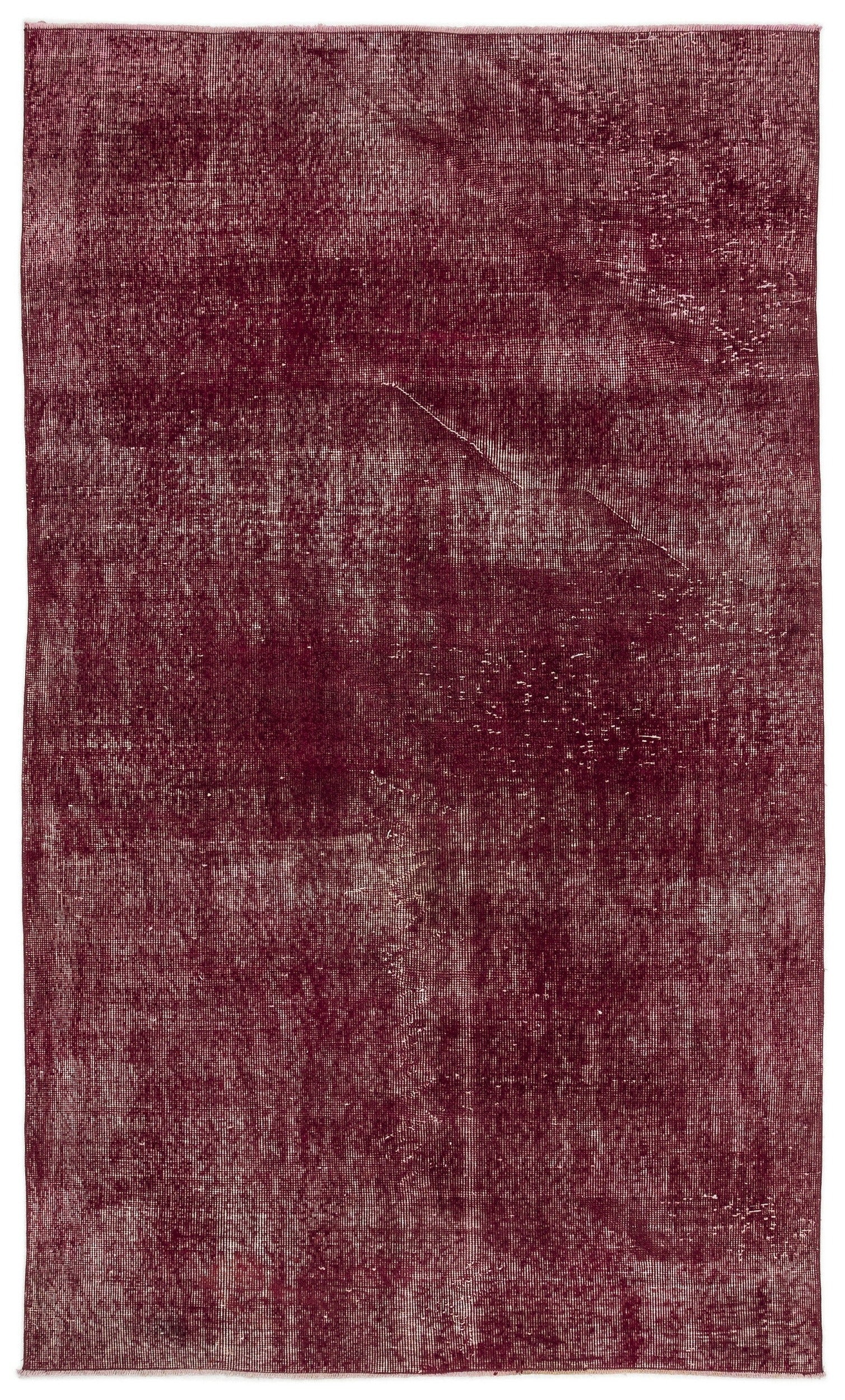 Atina Red Vintage Wool Handmade Area Rug 4'6" x 7'7"