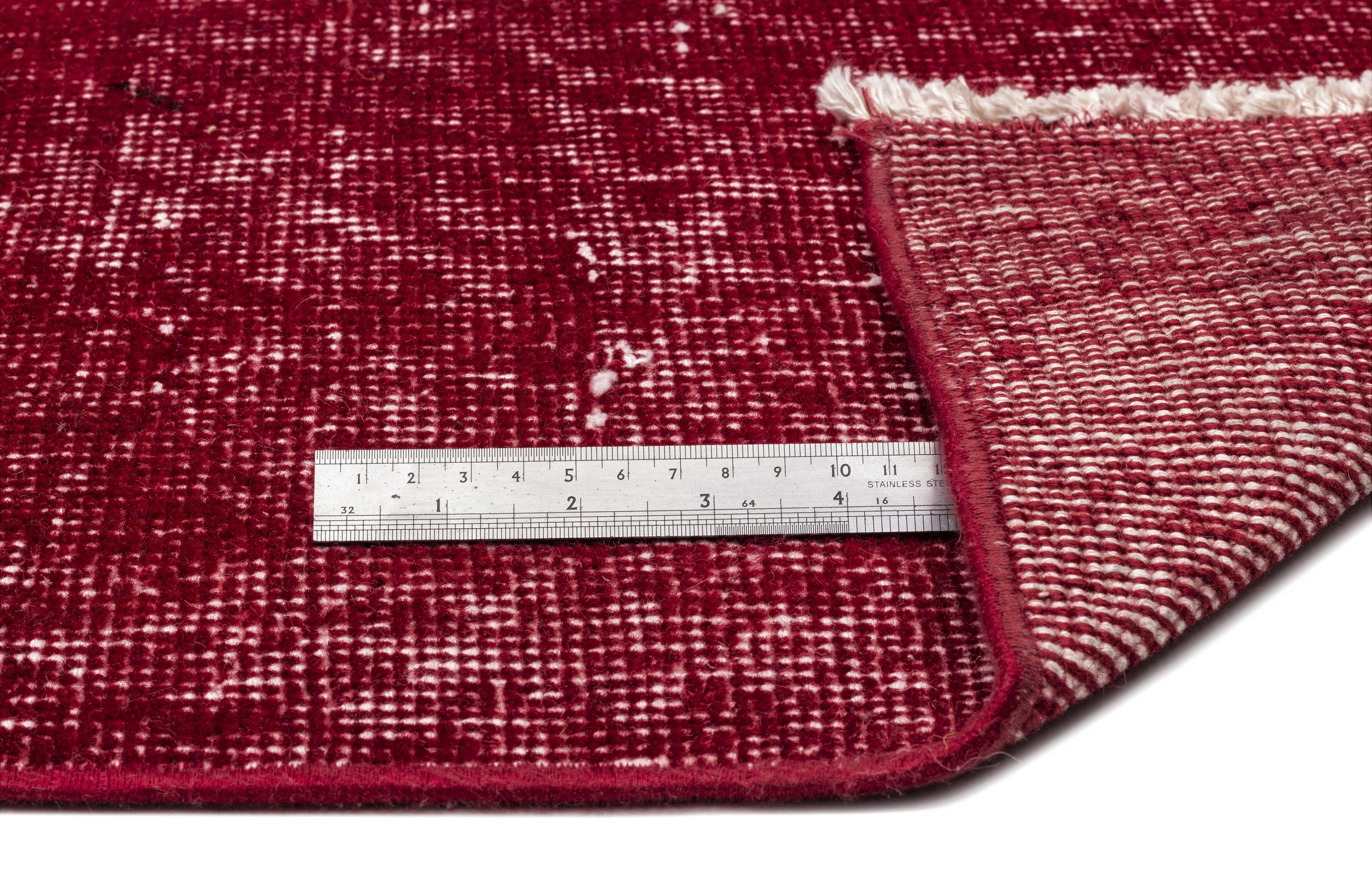 Atina Red Vintage Wool Handmade Area Rug 6'9" x 10'0"