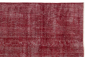 Atina Red Vintage Wool Handmade Area Rug 6'9" x 10'0"