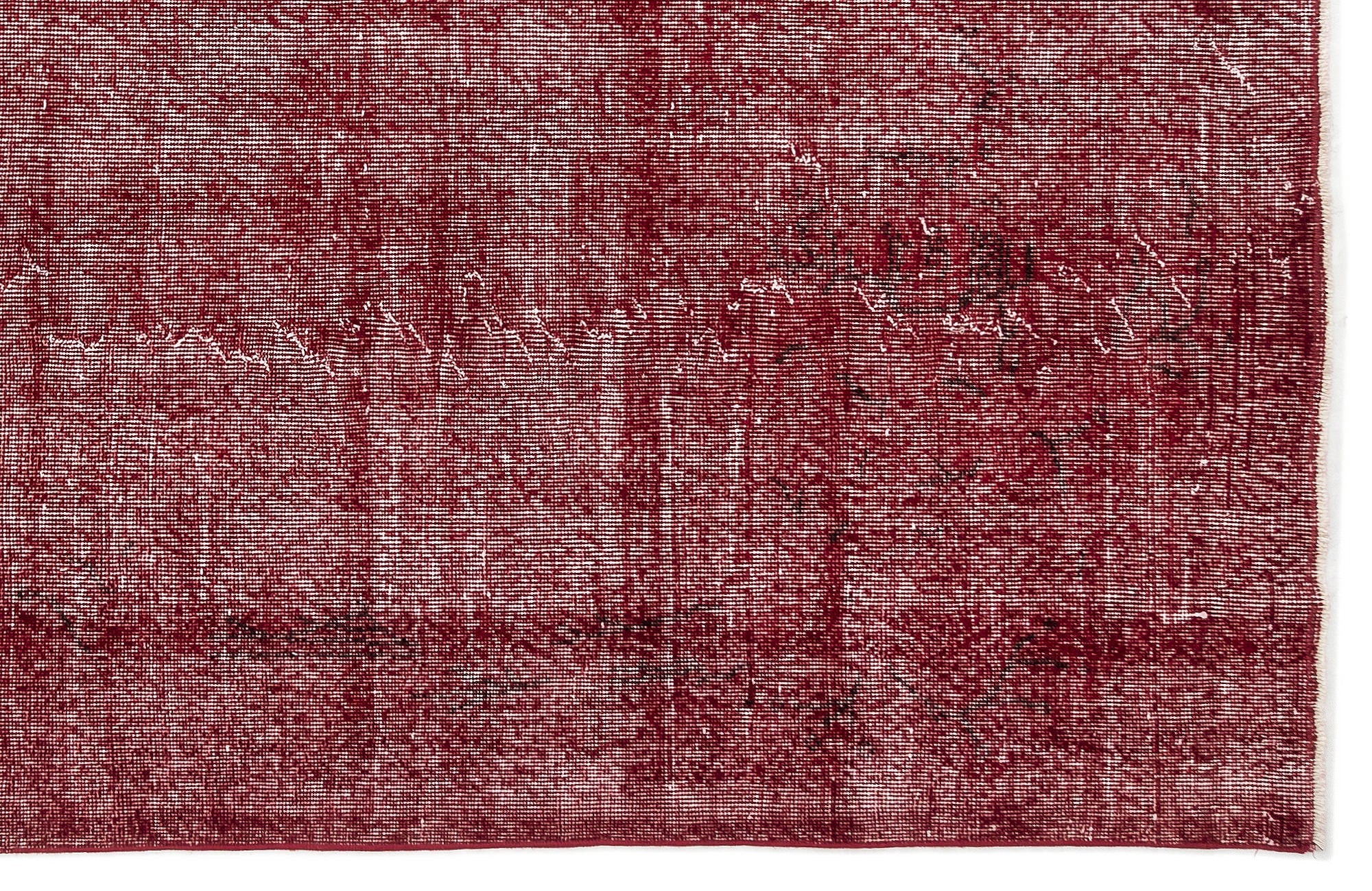 Atina Red Vintage Wool Handmade Area Rug 6'9" x 10'0"