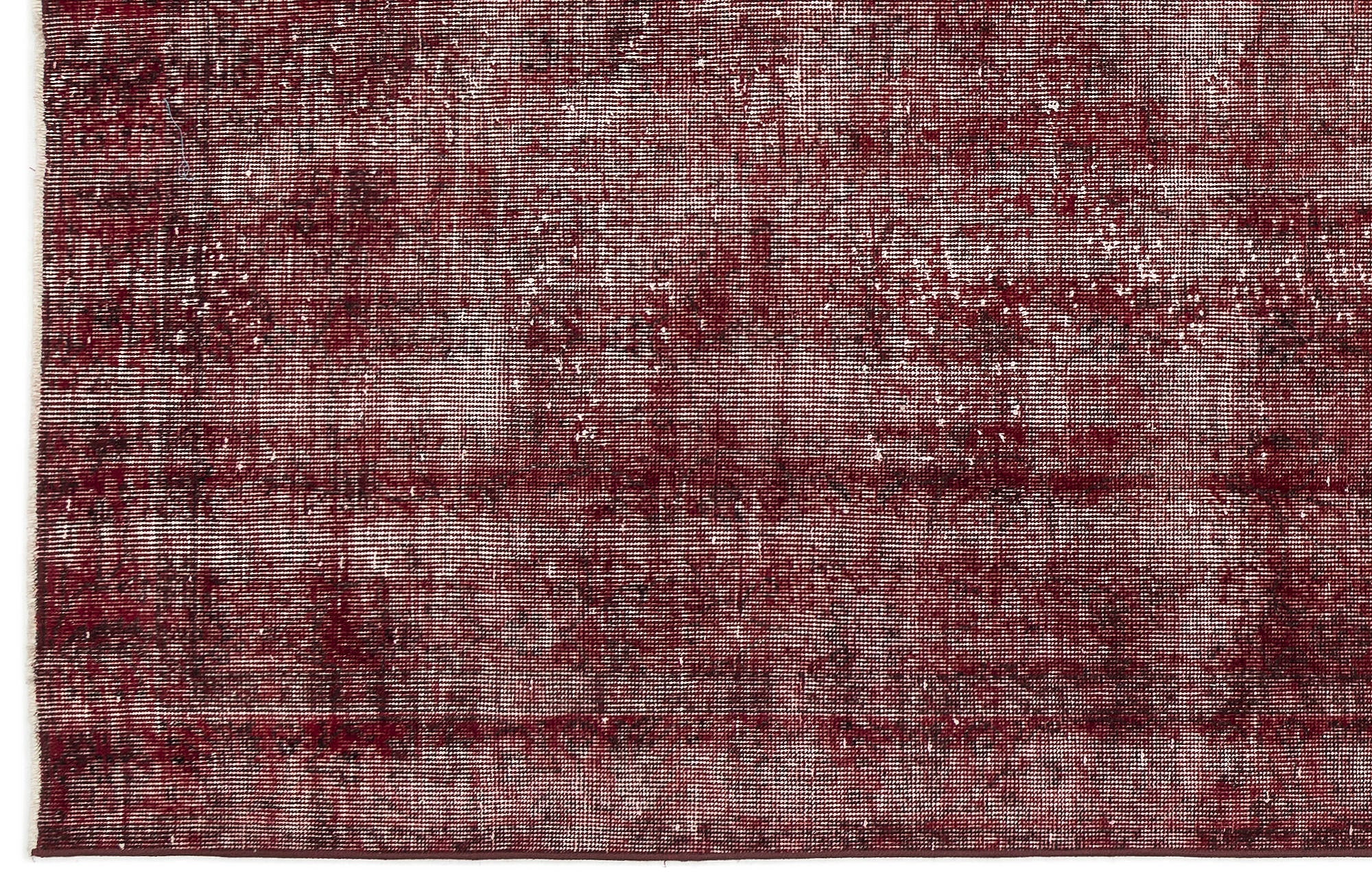 Atina Red Vintage Wool Handmade Area Rug 5'7" x 9'3"