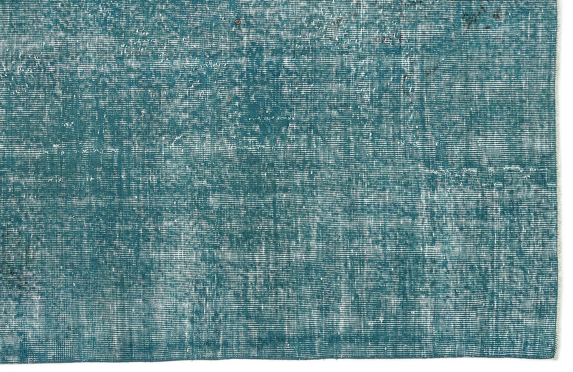 Atina Turquoise Vintage Wool Handmade Area Rug 5'1" x 8'9"