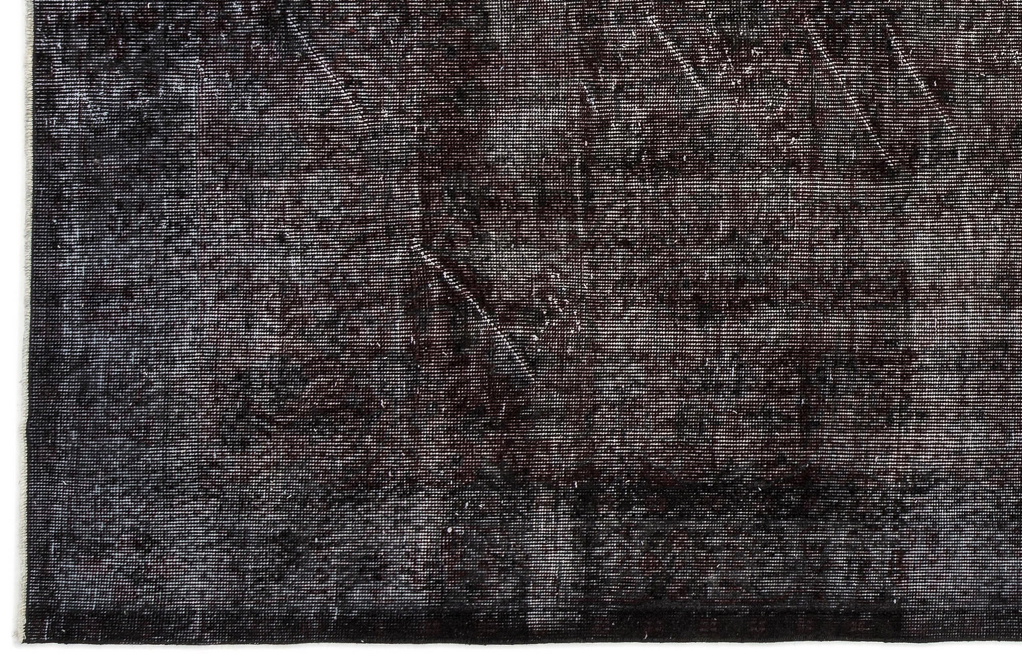 Atina Black Vintage Wool Handmade Area Rug 5'5" x 9'6"