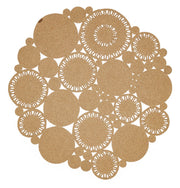 Handmade Jute Rug – Beige Geometric Pattern Cotton Yarn Non Shedding Area Carpet