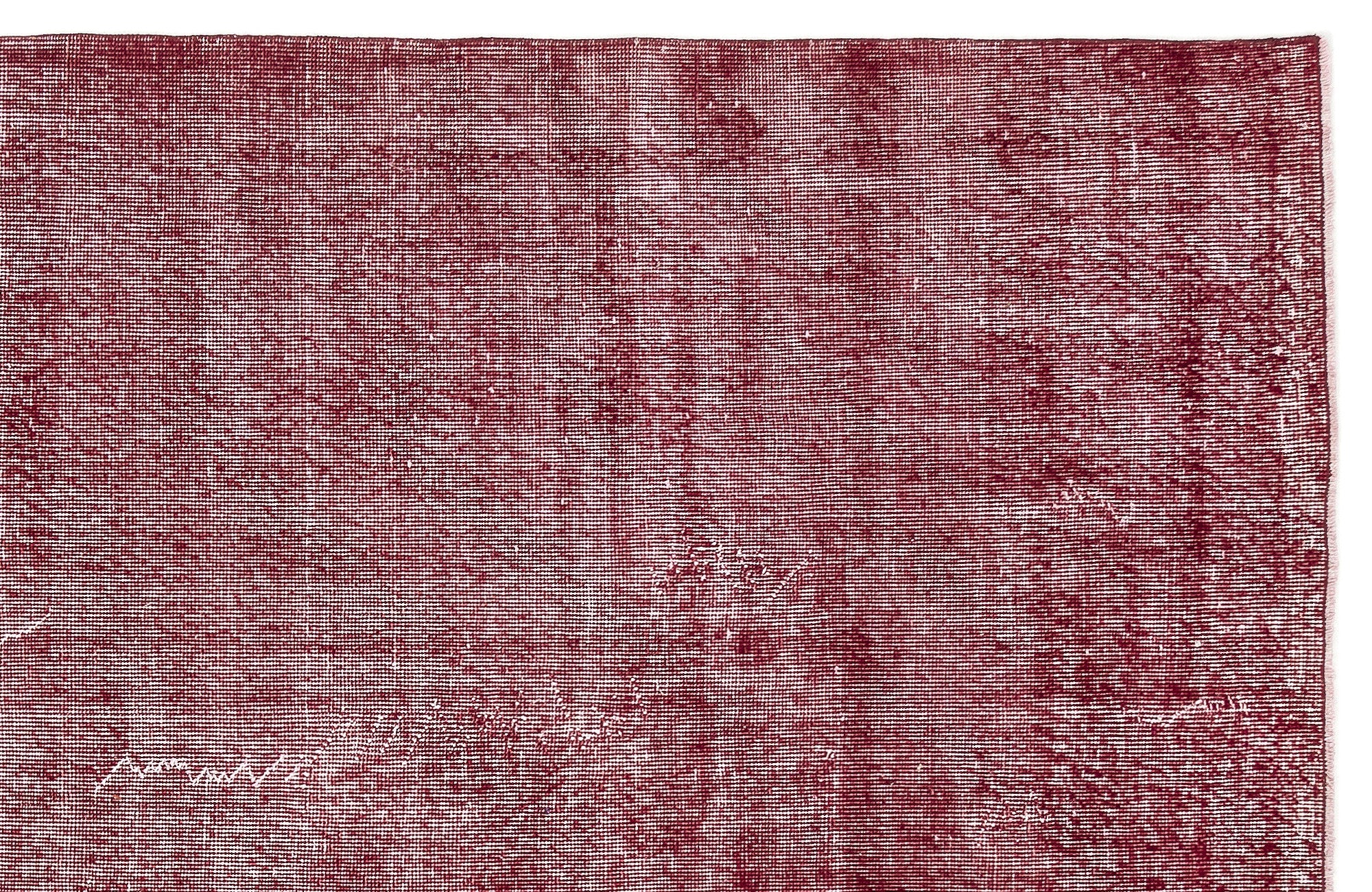 Atina Red Vintage Wool Handmade Area Rug 6'9" x 10'1"
