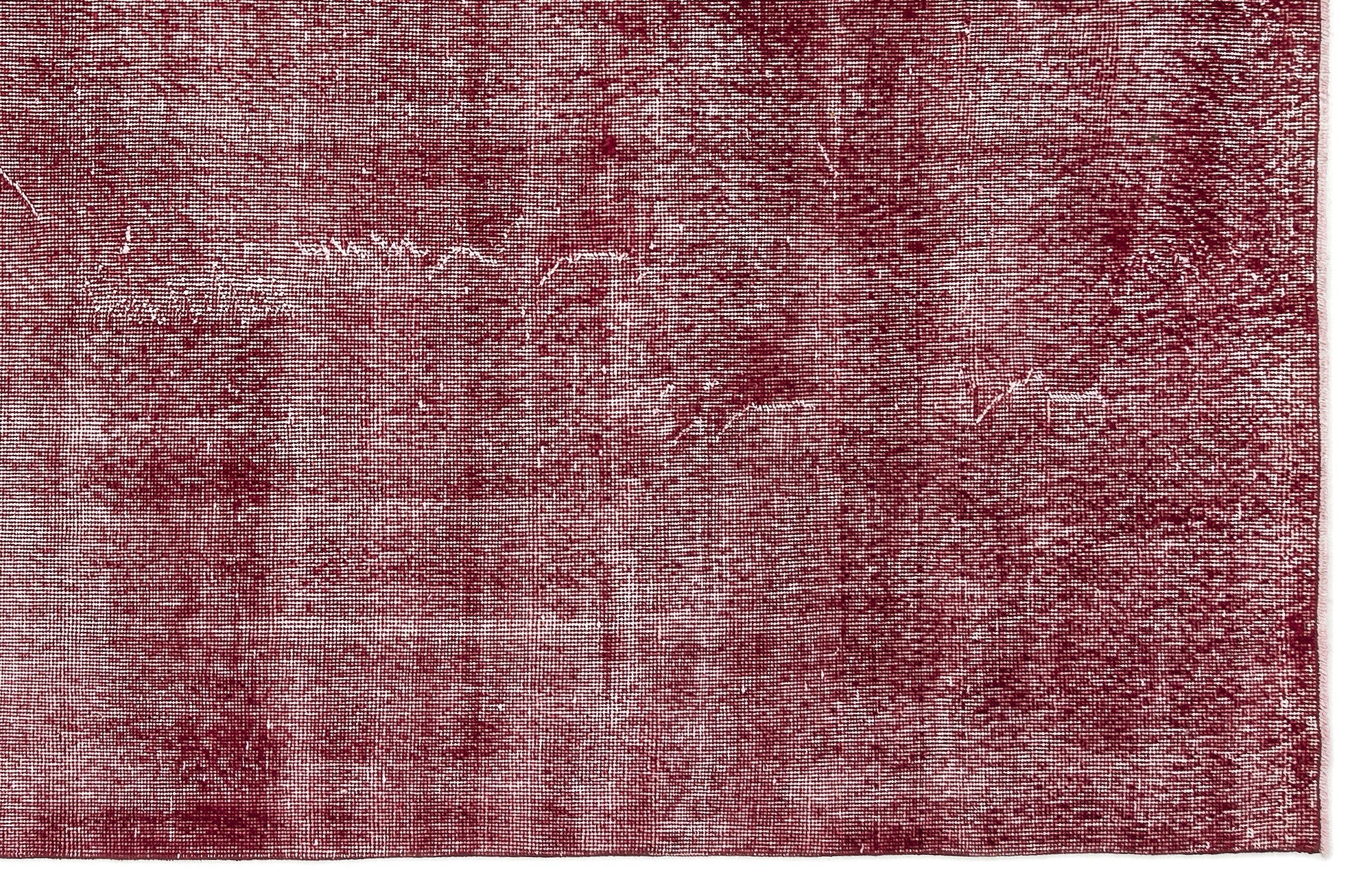 Atina Red Vintage Wool Handmade Area Rug 6'9" x 10'1"