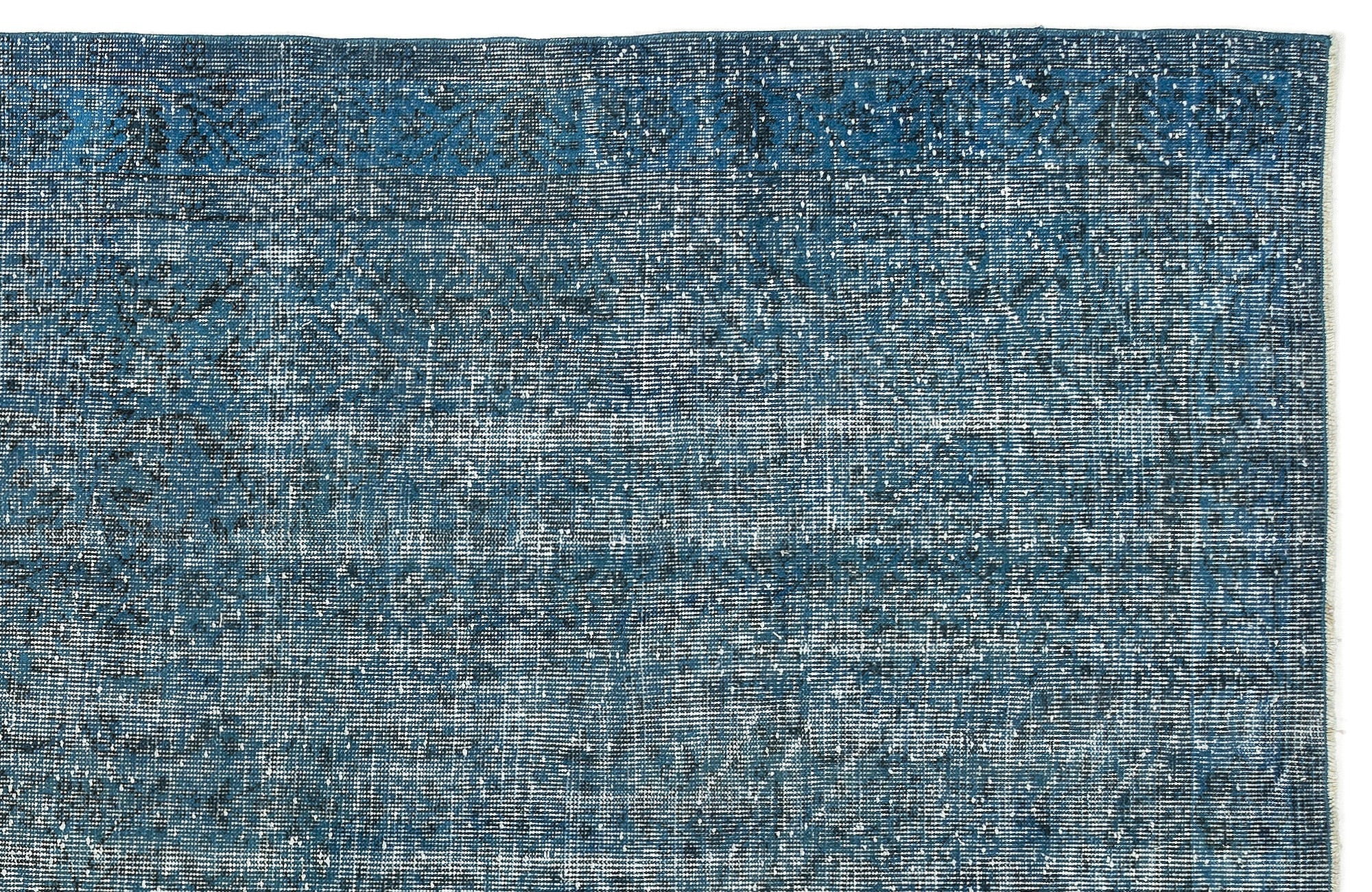 Atina Turquoise Vintage Wool Handmade Area Rug 5'8" x 9'6"