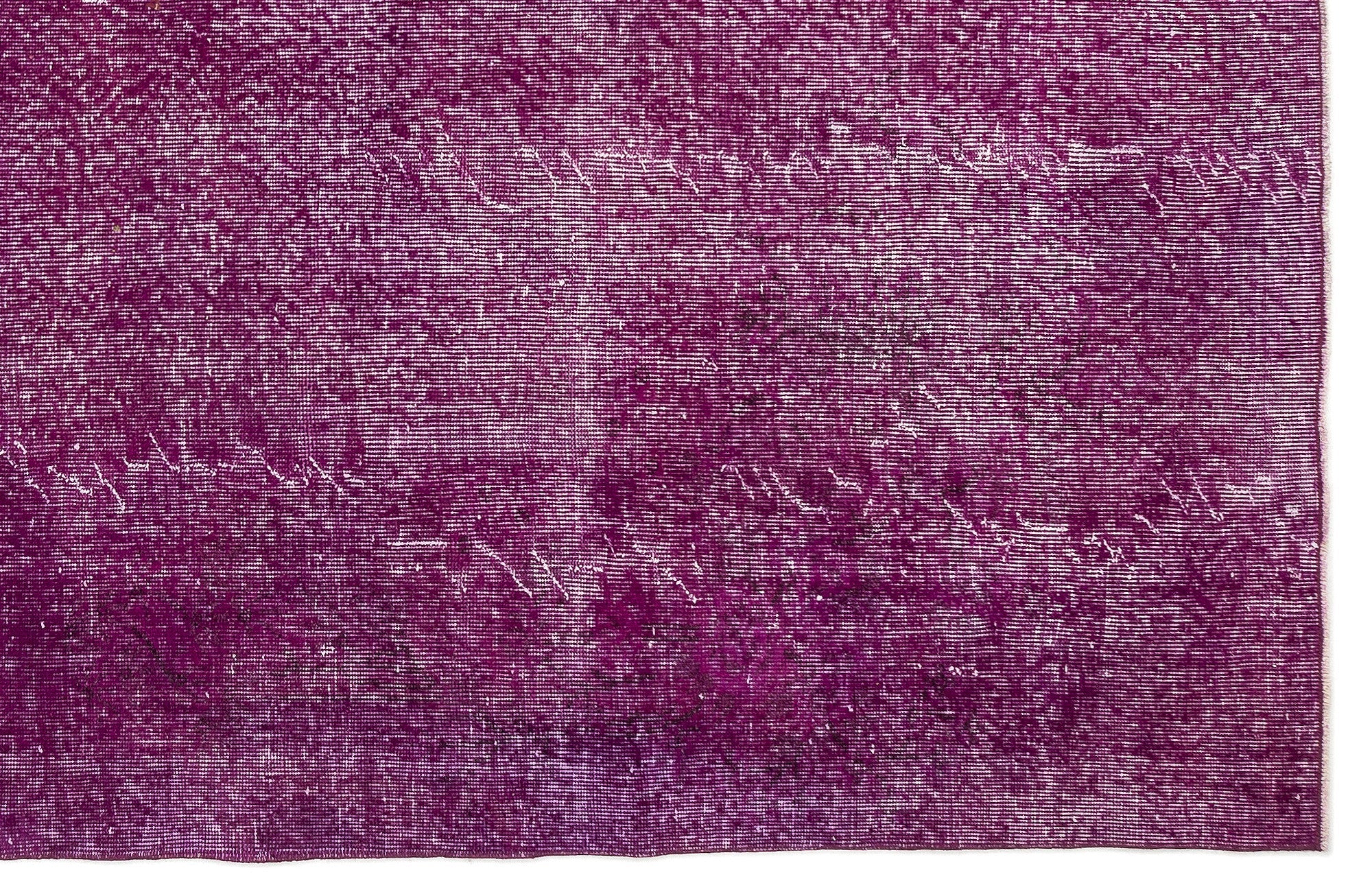 Atina Pink Vintage Wool Handmade Area Rug 6'7" x 9'11"