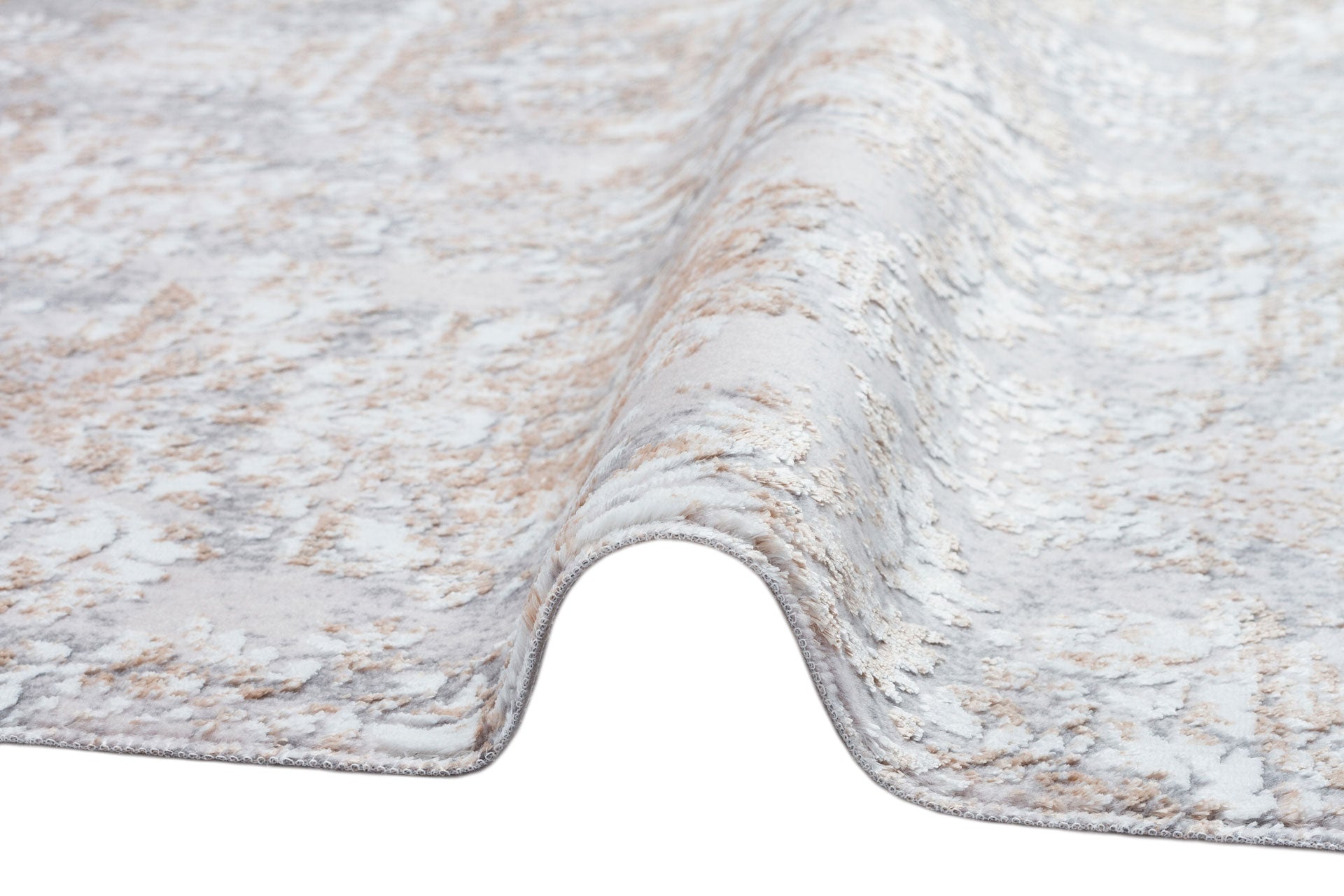 Vintage Area Rug – Machine Made Rug | Beige Dustproof Washable Carpet