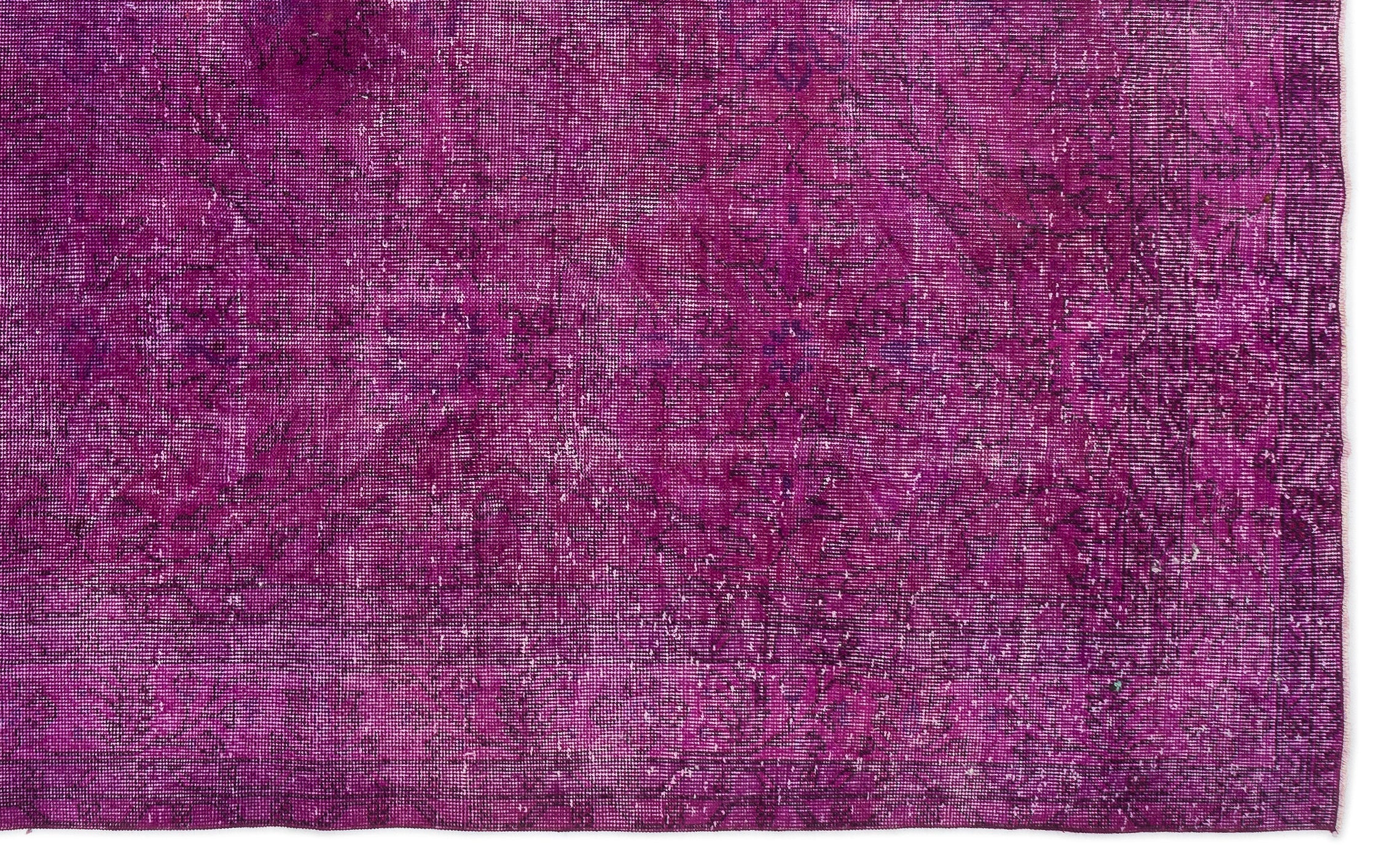 Atina Pink Vintage Wool Handmade Area Rug 6'6" x 10'6"