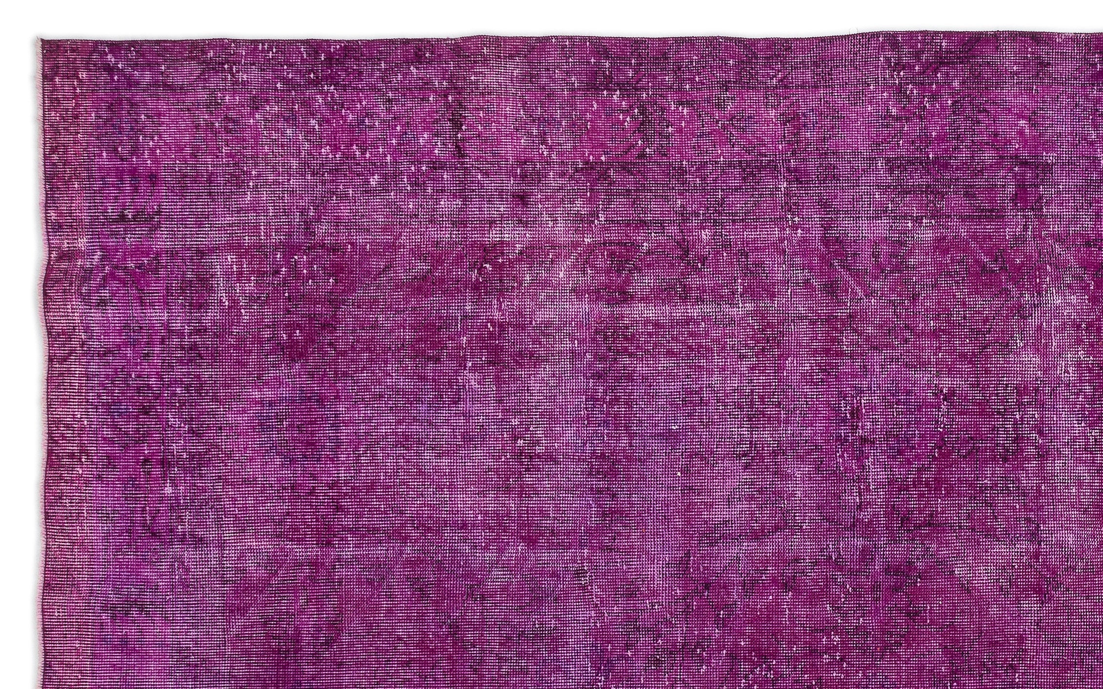 Atina Pink Vintage Wool Handmade Area Rug 6'6" x 10'6"