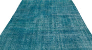 Atina Turquoise Vintage Wool Handmade Area Rug 6'5" x 10'2"
