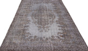 Atina Blue Vintage Wool Handmade Area Rug 4'5" x 12'4"
