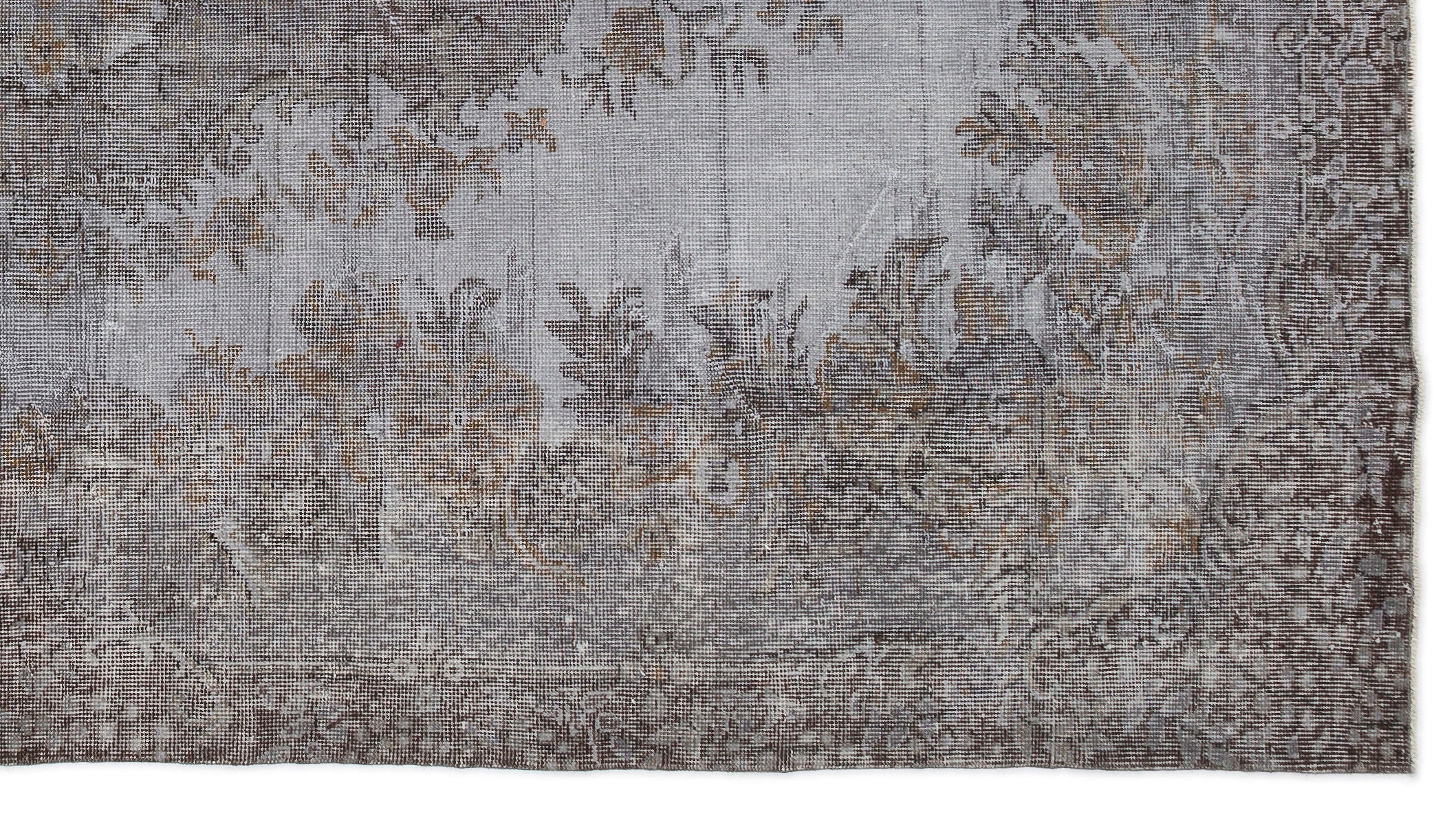 Atina Blue Vintage Wool Handmade Area Rug 4'5" x 12'4"