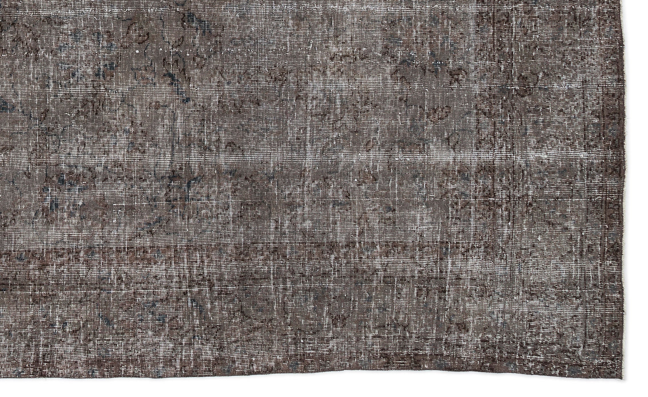 Atina Grey Vintage Wool Handmade Area Rug 6'6" x 10'8"