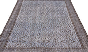 Atina Blue Vintage Wool Handmade Area Rug 5'5" x 9'1"