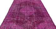 Atina Pink Vintage Wool Handmade Area Rug 5'11" x 10'10"