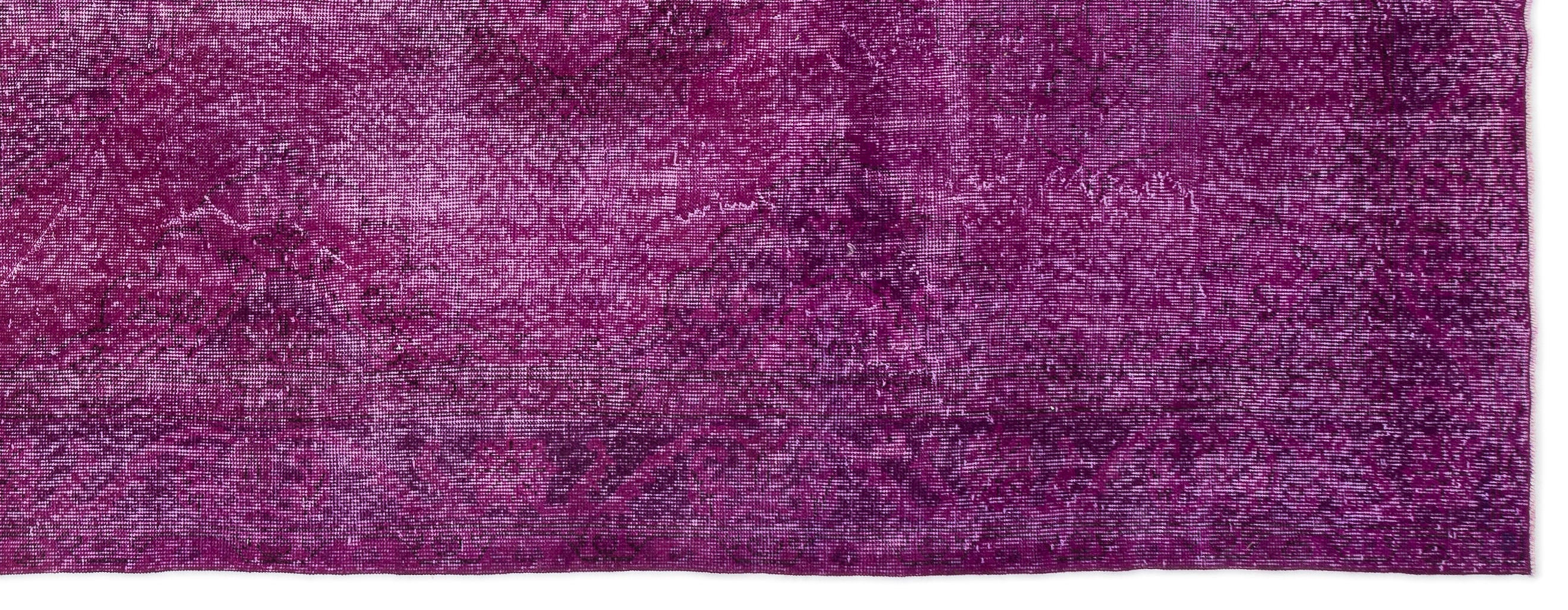 Atina Pink Vintage Wool Handmade Area Rug 4'9" x 12'10"