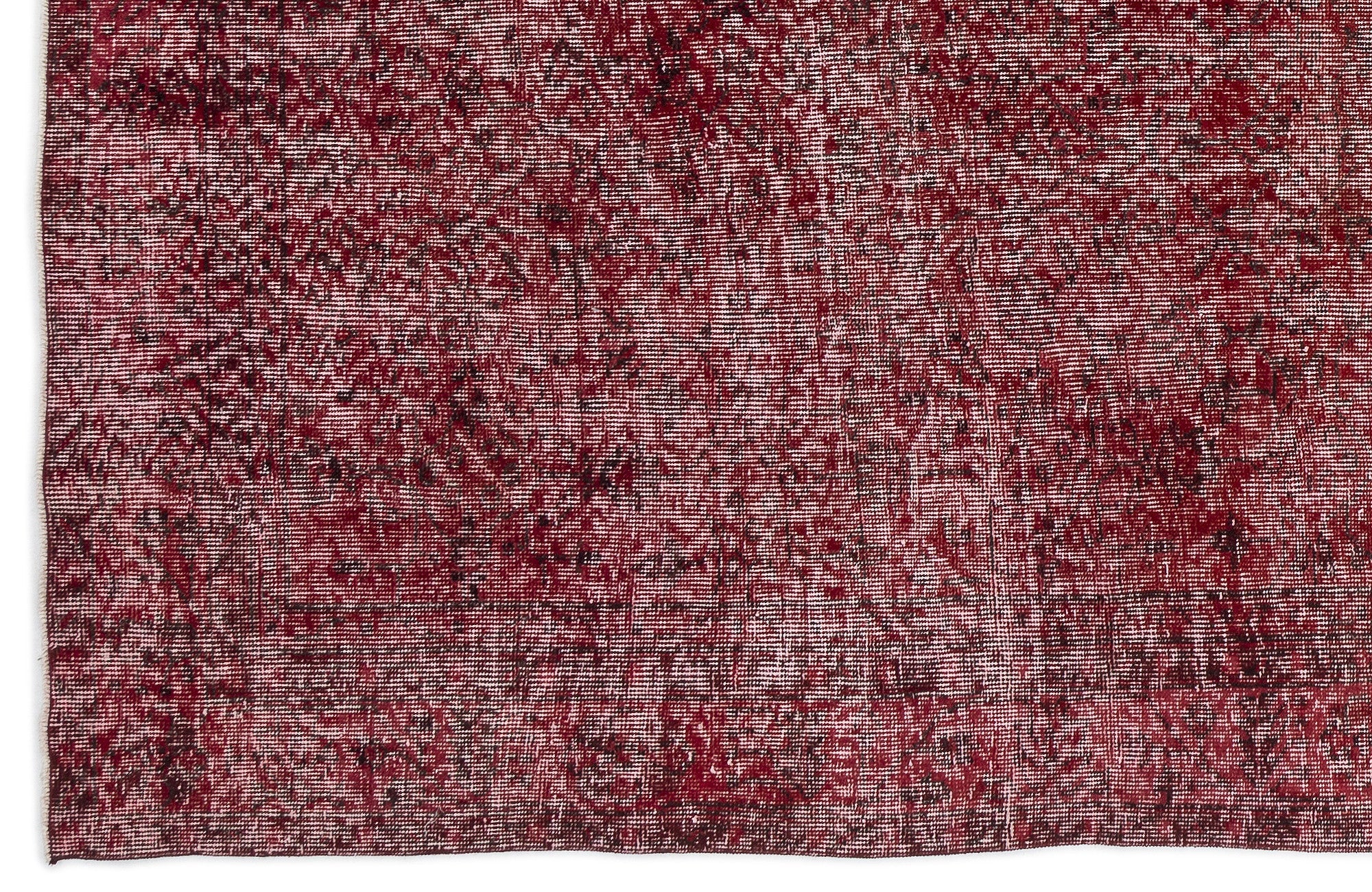 Atina Red Vintage Wool Handmade Area Rug 7'0" x 10'2"