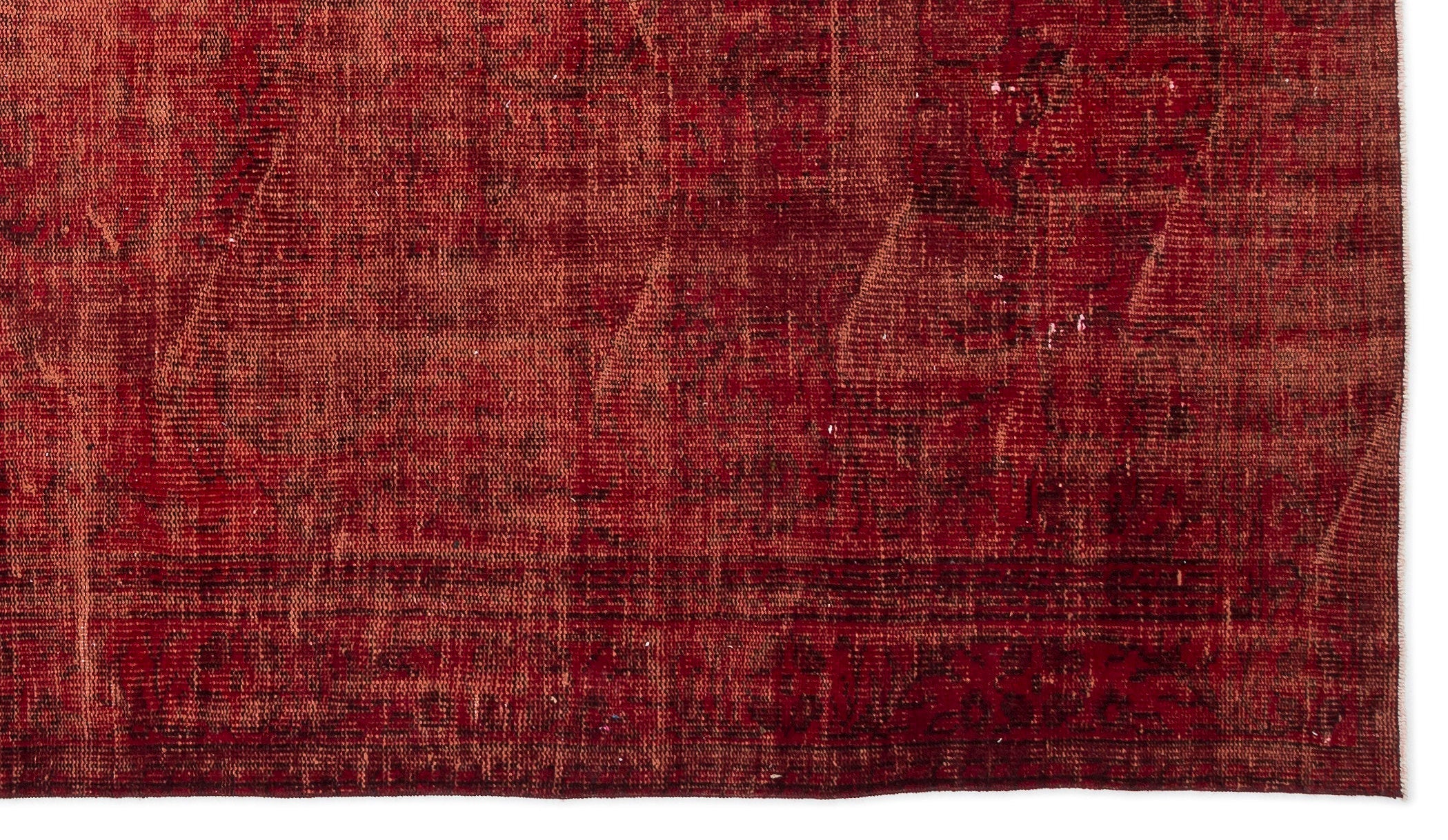 Atina Red Vintage Wool Handmade Area Rug 6'1" x 9'5"