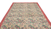 Atina Beige Vintage Wool Handmade Area Rug 7'1" x 10'2"