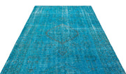 Atina Turquoise Vintage Wool Handmade Area Rug 5'10" x 9'6"
