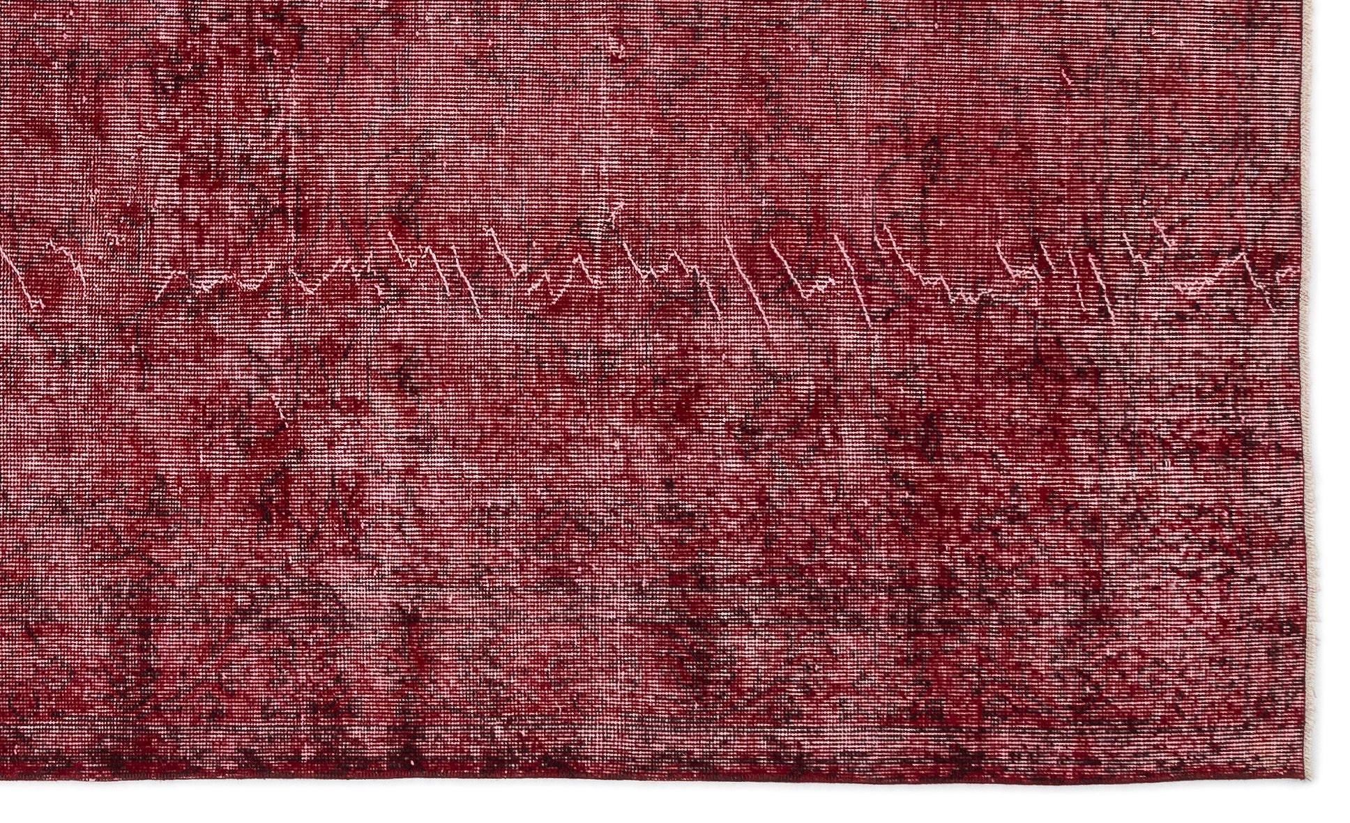 Atina Red Vintage Wool Handmade Area Rug 5'7" x 9'5"