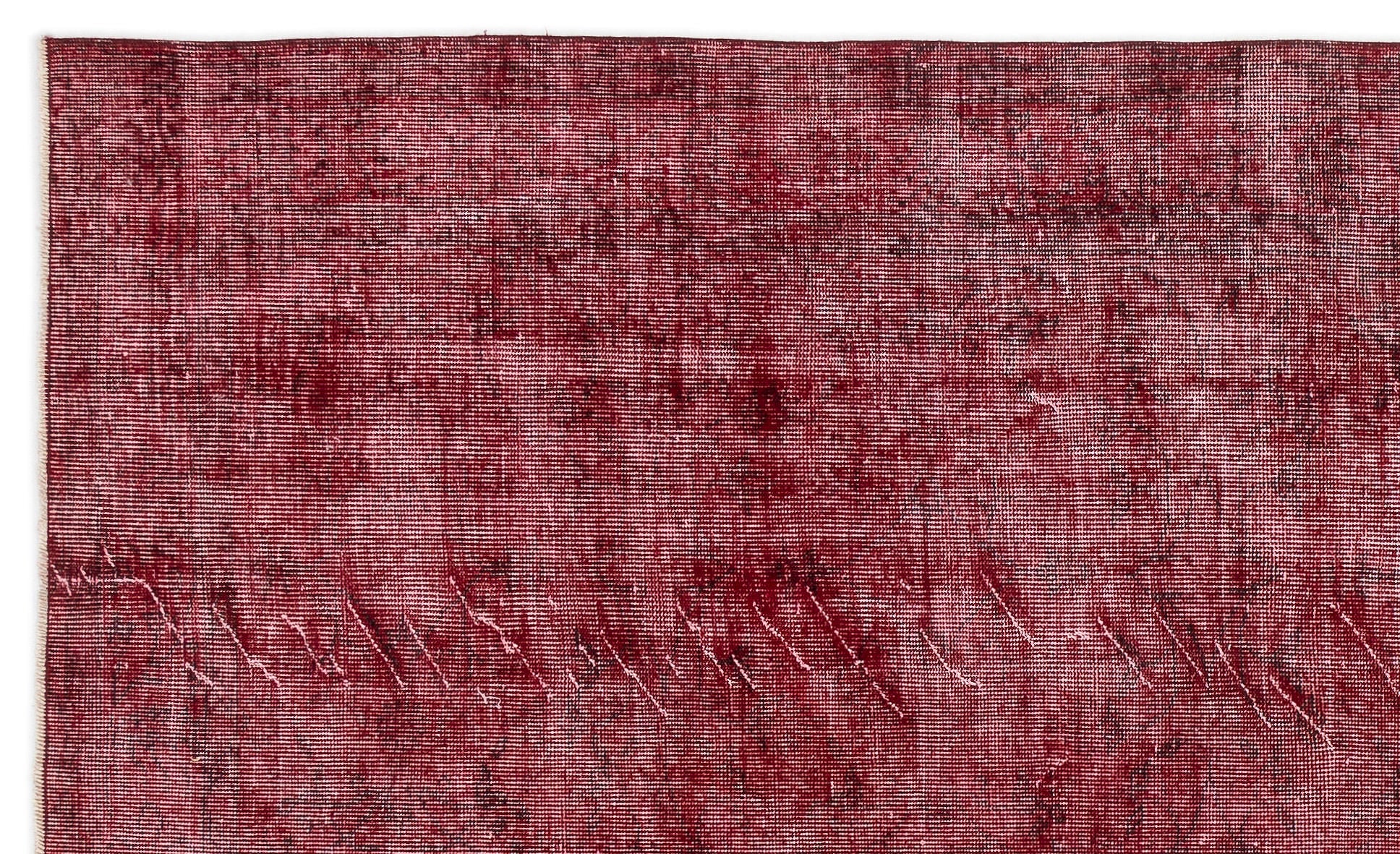 Atina Red Vintage Wool Handmade Area Rug 5'7" x 9'5"