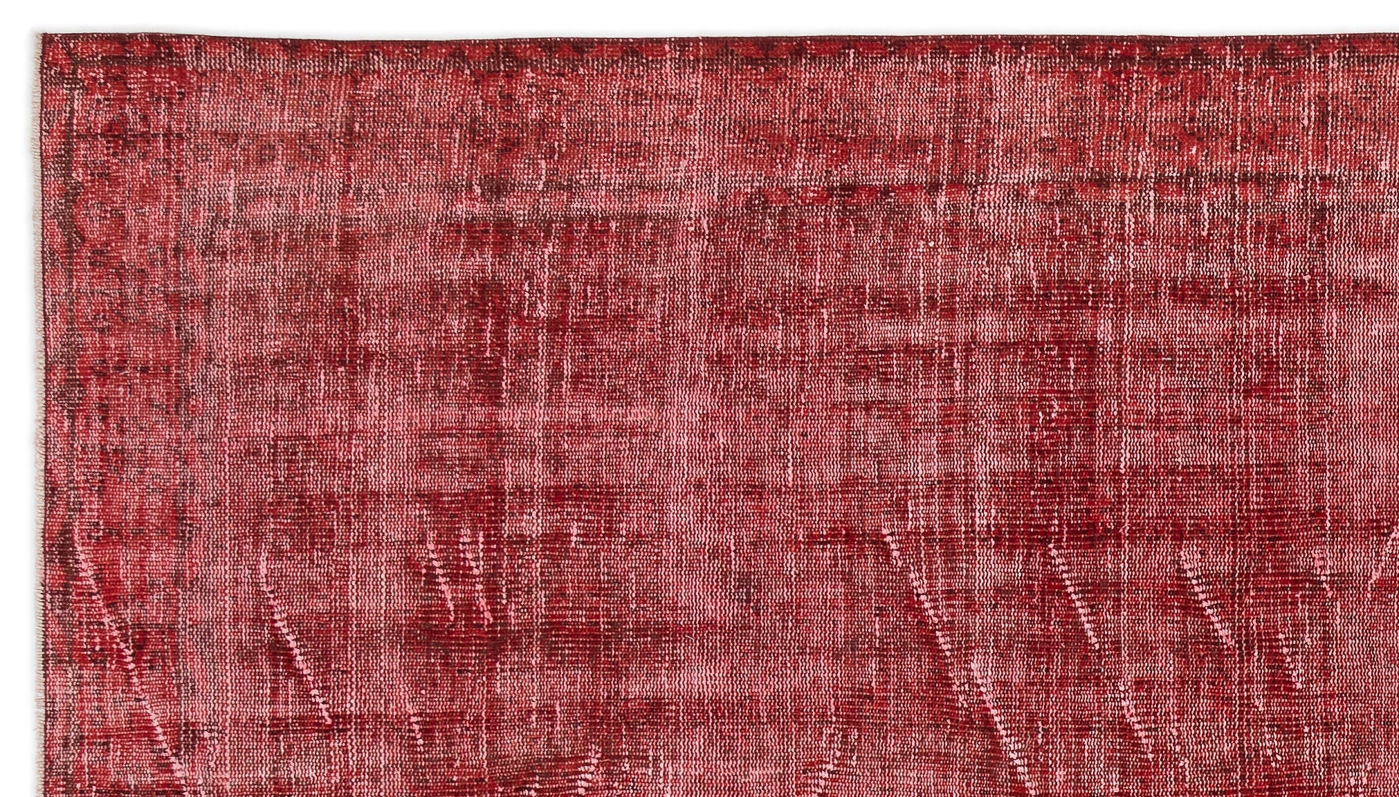 Atina Red Vintage Wool Handmade Area Rug 5'9" x 9'11"