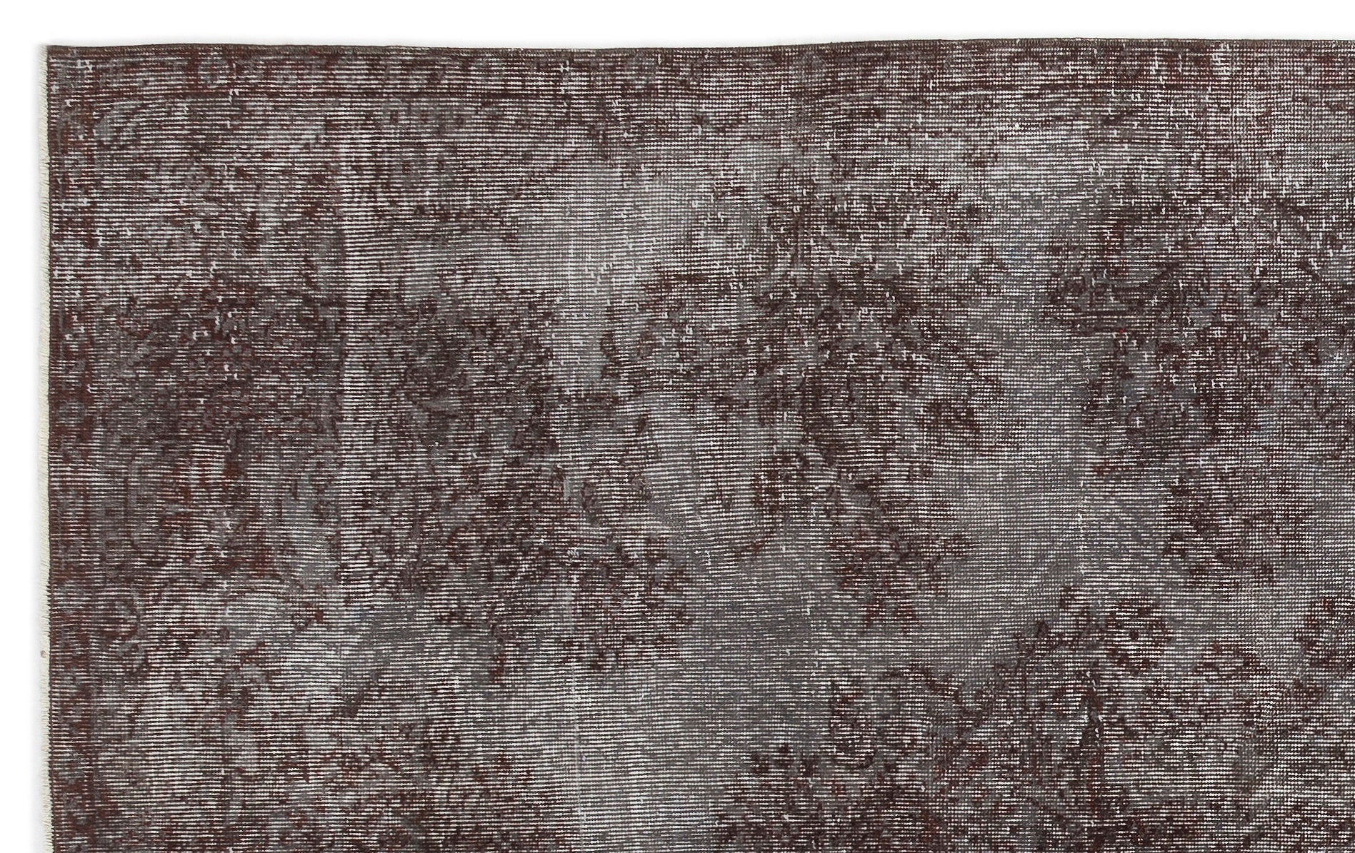 Atina Grey Vintage Wool Handmade Area Rug 5'9" x 9'2"