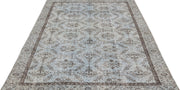 Atina Blue Vintage Wool Handmade Area Rug 4'6" x 10'9"