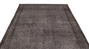 Atina Grey Vintage Wool Handmade Area Rug 5'10" x 9'5"