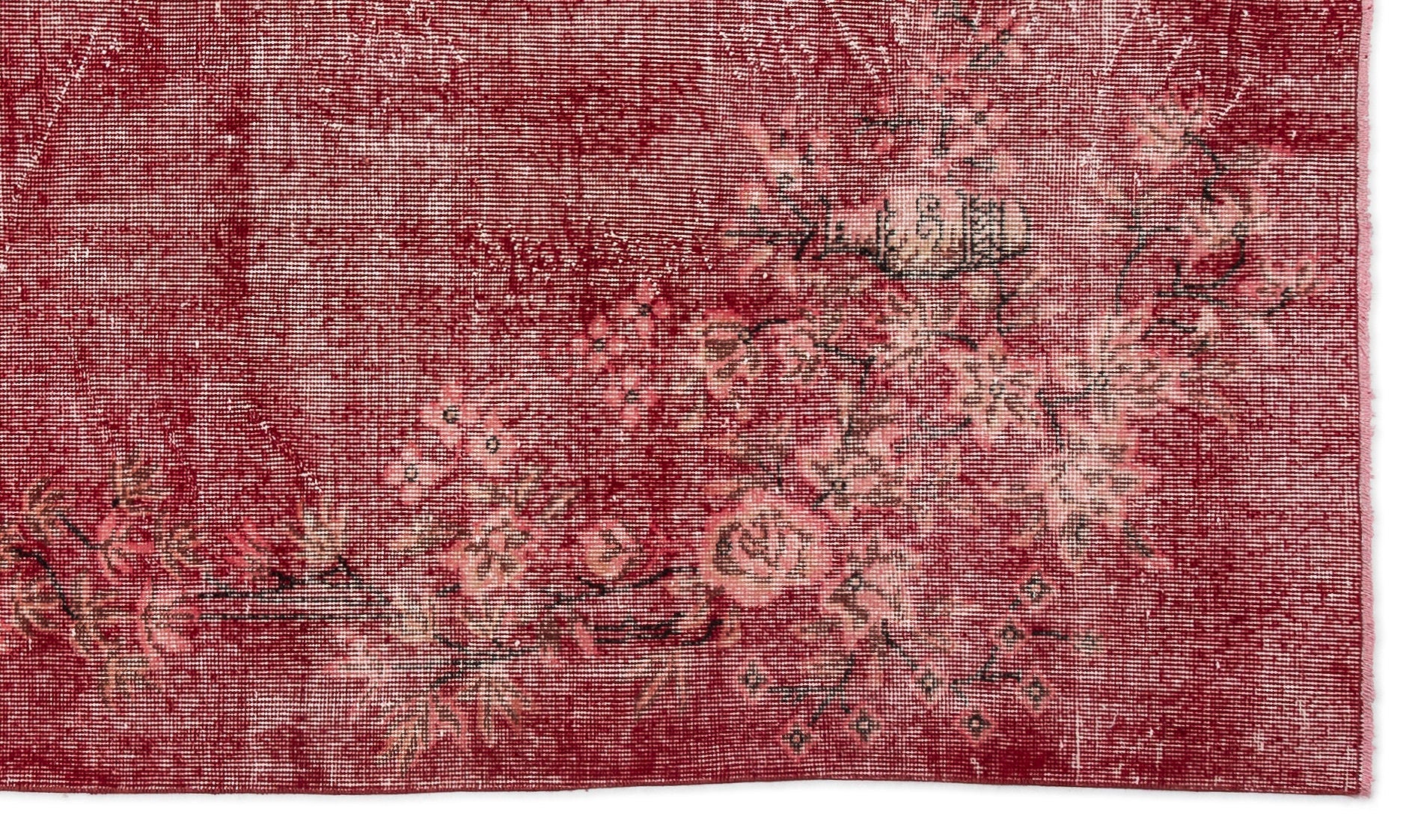 Atina Red Vintage Wool Handmade Area Rug 5'3" x 9'0"